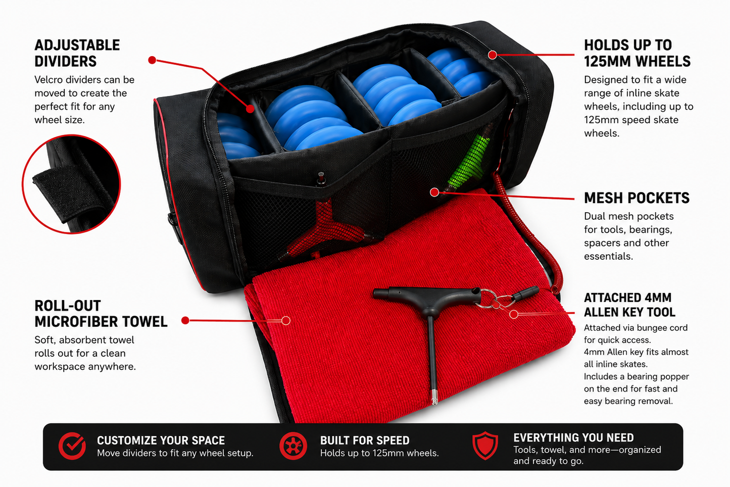 Roller Caddy Bag